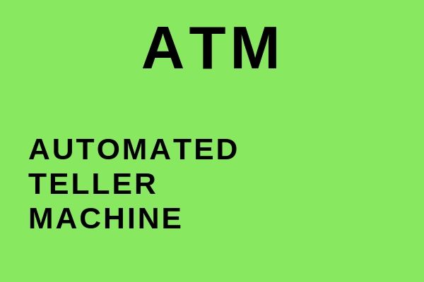 Full name of ATM