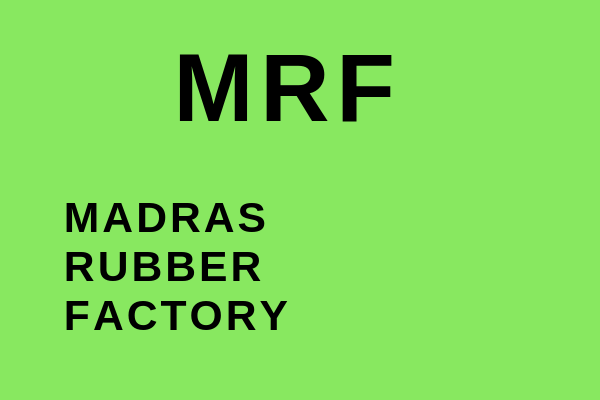 Full name of MRF