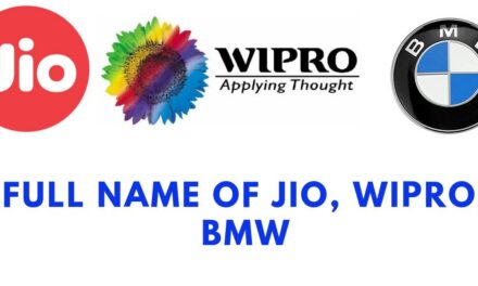 Full name of Jio | Wipro | BMW