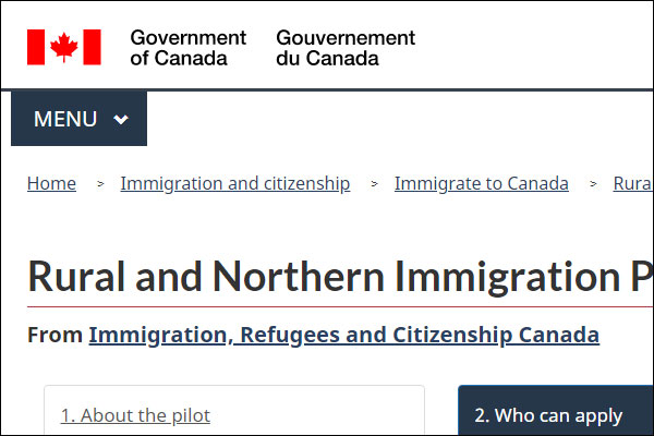 Rural and Northern Immigration Pilot