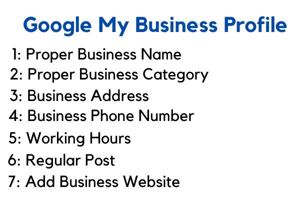 Google my business citation
