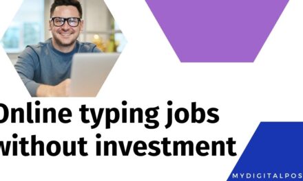 Online typing jobs from home without investment in India